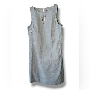 Anne Klein seersucker dress